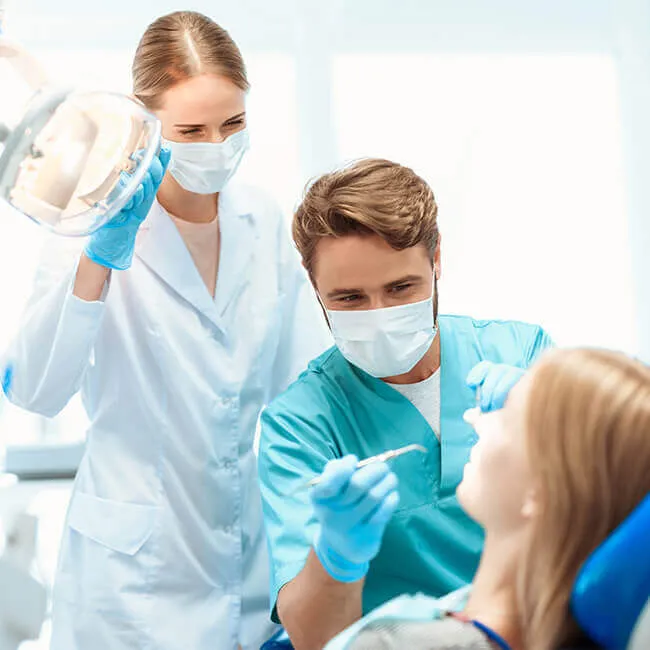 Teeth whitening process